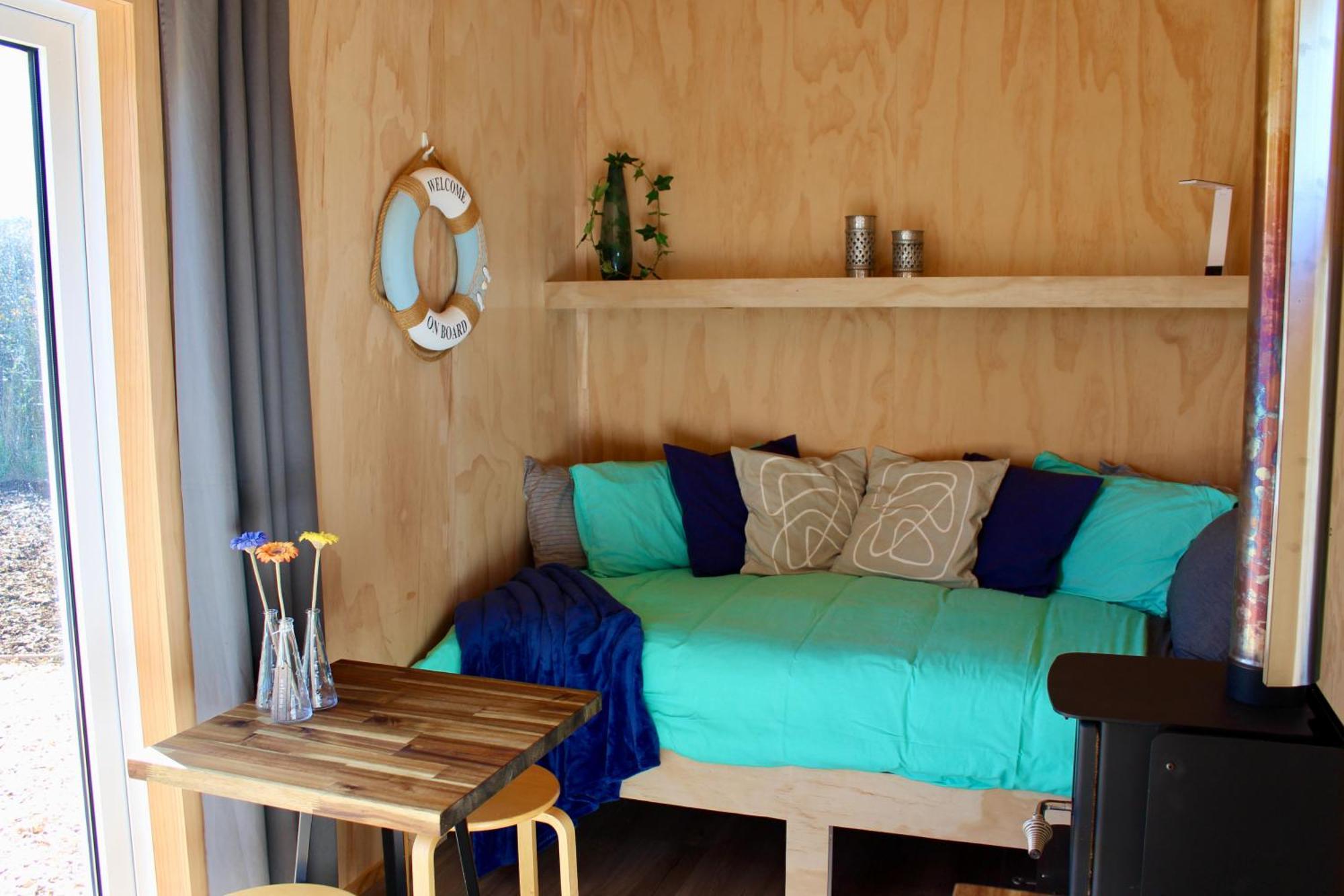 Cosy Tiny Container Cabin Carterton Exterior foto